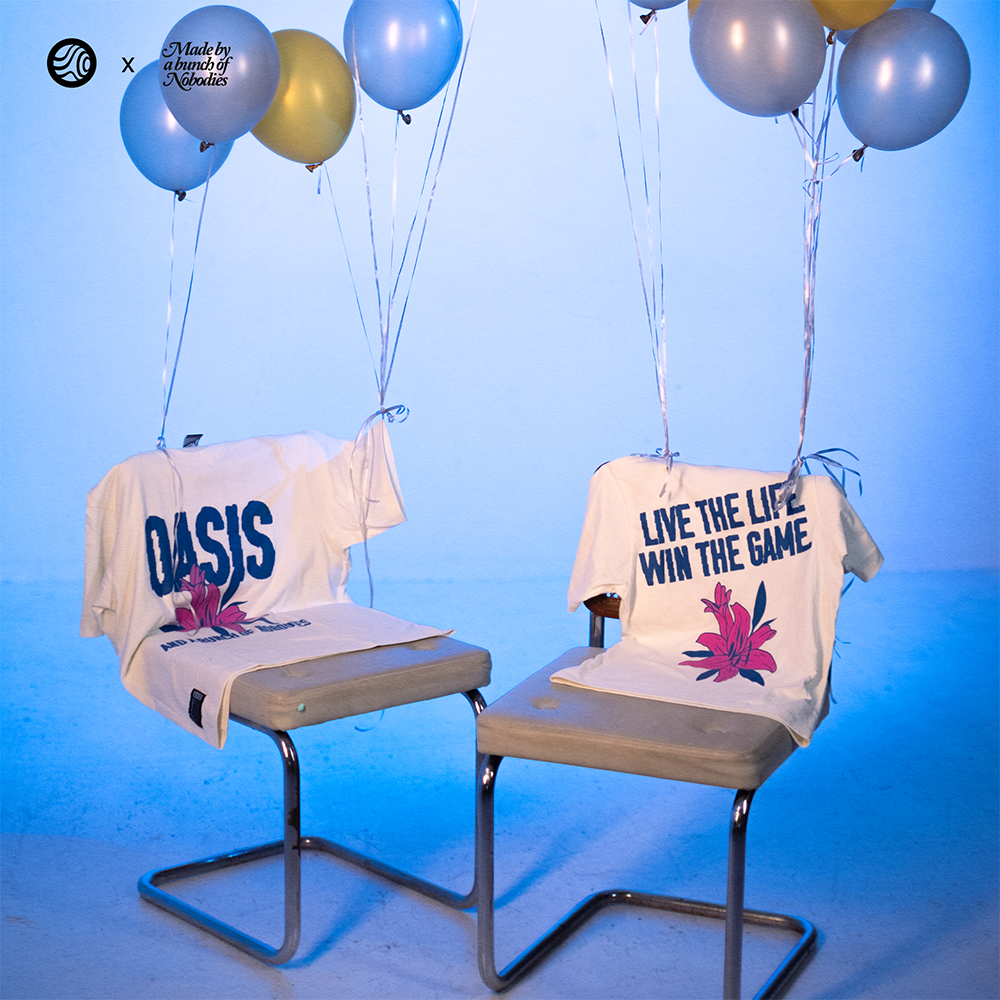 OASIS x Nobody White Tee