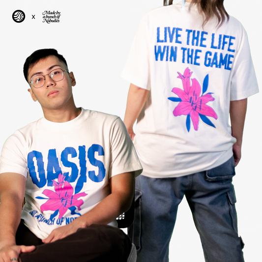 OASIS x Nobody White Tee